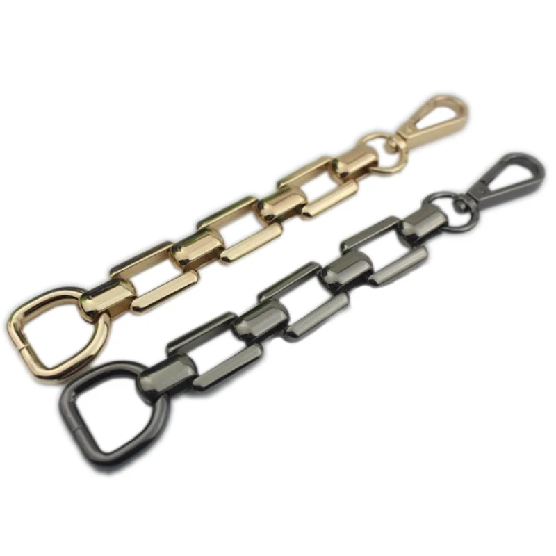 Portable Metal Bag Chains Strap Accessories For Bags Handbag Handles Bronze 18cm golden DIY Accessories For Bag Strap Hardware