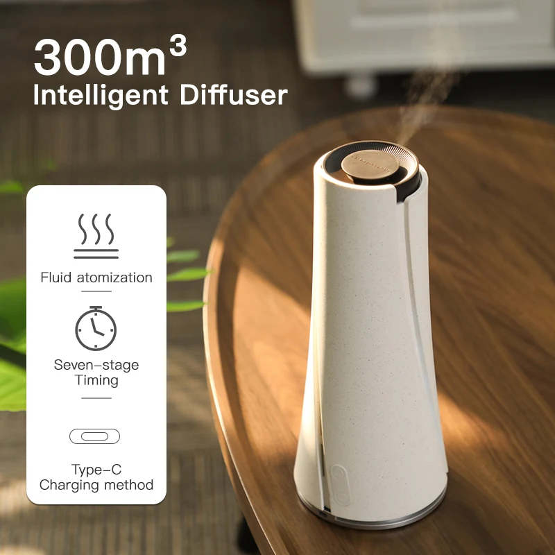 300m³ Hotel Aromatherapy Air Machine Room Air Freshener Bathroom Commercial Fragrance Scent Diffuser Smart Timed Charging