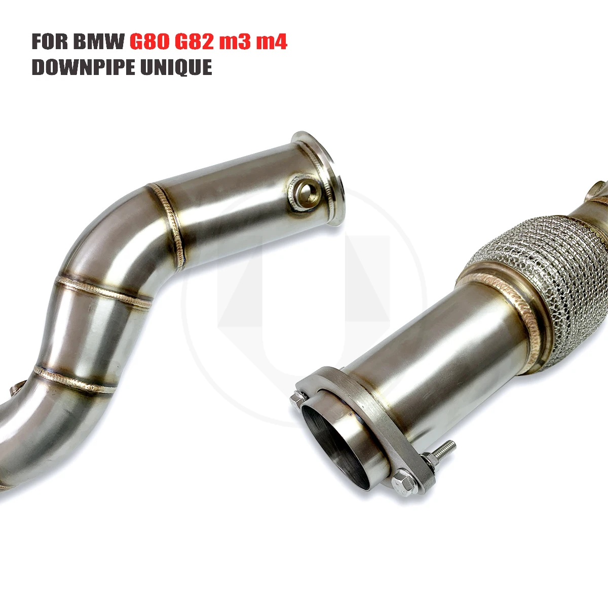 

UNIQUE For 2021+ Bmw g80 g82 m3 m4 s58 3.0T without cat downpipe With insulator downpipe without cat exhaust pipe