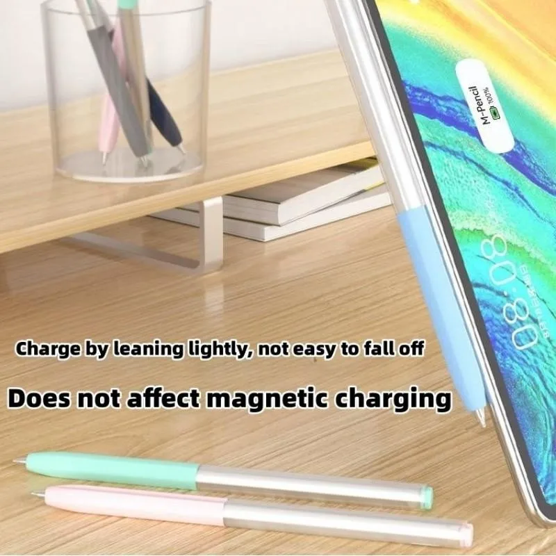 Piórnik do tabletu Huawei M-Pencil 1/2/3 generacji Pokrowiec ochronny na rysik Miękki silikonowy, odporny na wstrząsy, przezroczysty, antypoślizgowy — zdjęcie produktu 3