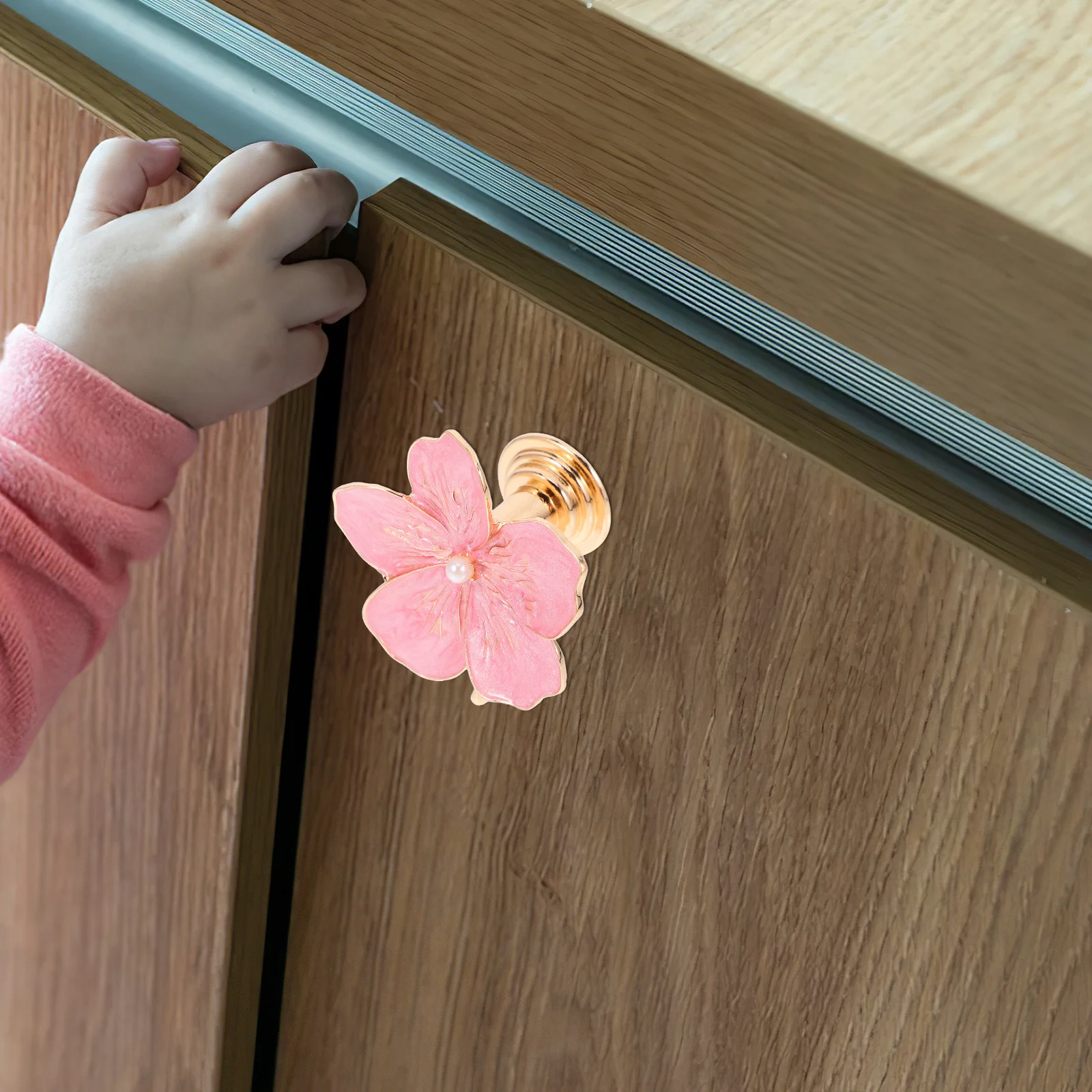 زهرة شكل سبائك الزنك مقبض كابينة مقبض سحب الزخرفية لدرج باب خزانة خزانة مضمد مقبض مقبض خزانة