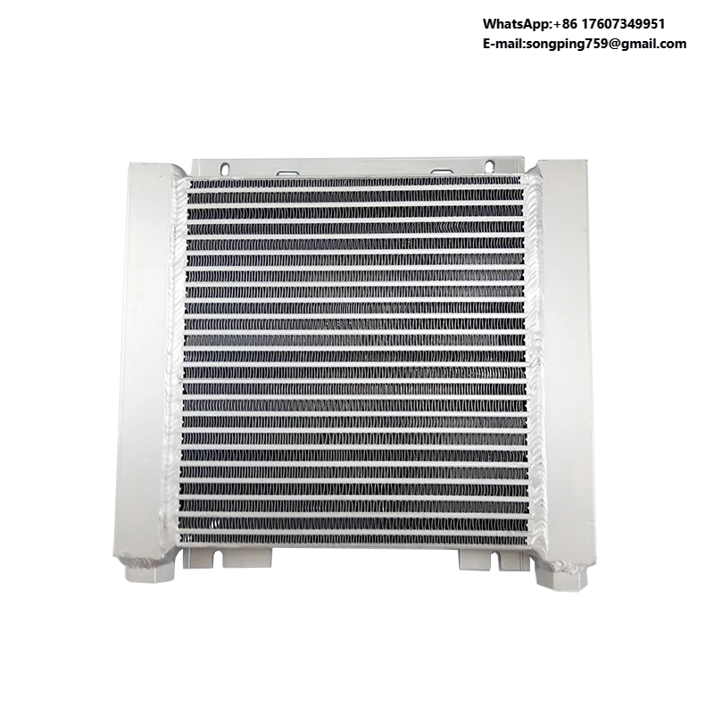Screw air Compressor Oil Cooler Radiator Compressed air Aftercooler Compressor Aluminum Finned Wind Oil and air Cooler Price