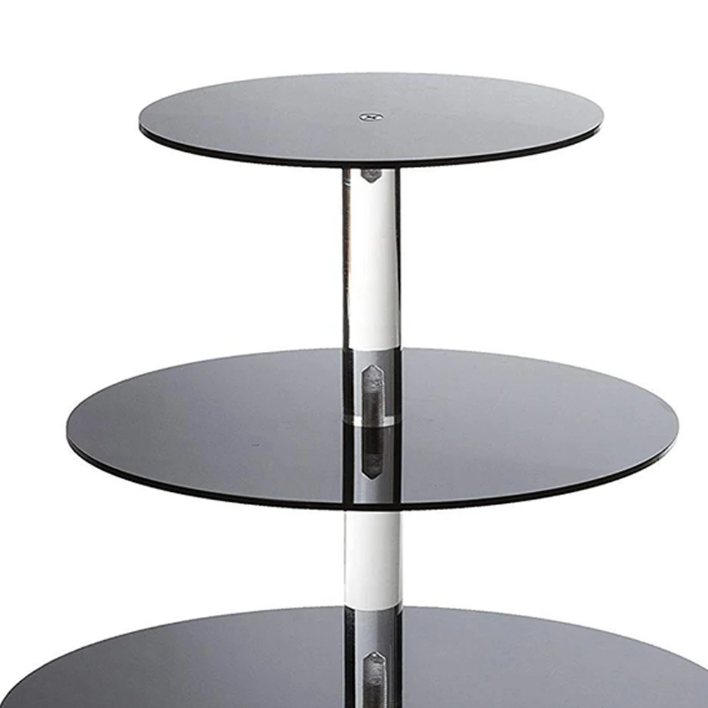 

4 Layer Cake St Cupcake Holder Shelf Round Display Rack for 4 Layer Acrylic Cake St Wedding Kitchen Barware