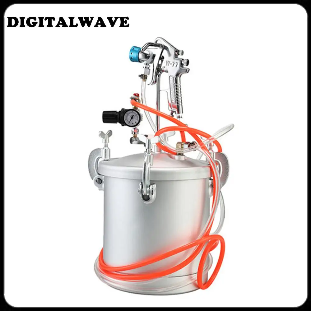 

New type 10L colorful paint spray gun feed pressure paint tank latex paint spraying machine sand spraying grab pressure tank