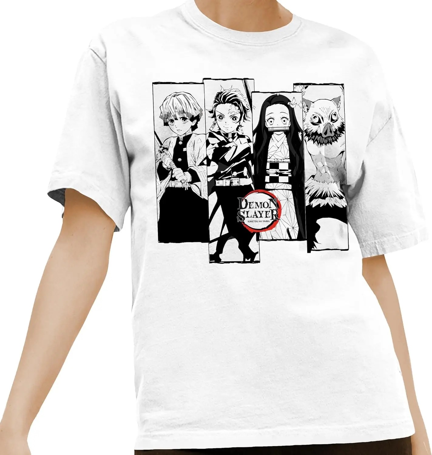 

Demon Slayer Manga Characters Men's and Women's Short Sleeve T-Shirt