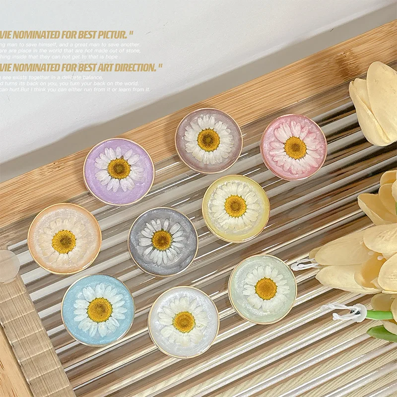 

Корейский эпоксидный держатель-подставка для телефона в виде хризантемы, клейкий настольный держатель-подушка для iPhone Samsung S26, оптовая продажа