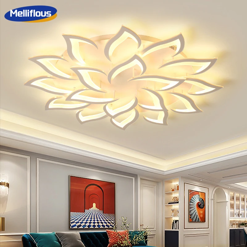 

New Type Of Modern LED Dimmable Ceiling Light With Multiple Patterns In The Living Room Bedroom Living Room Study Modern Chandel