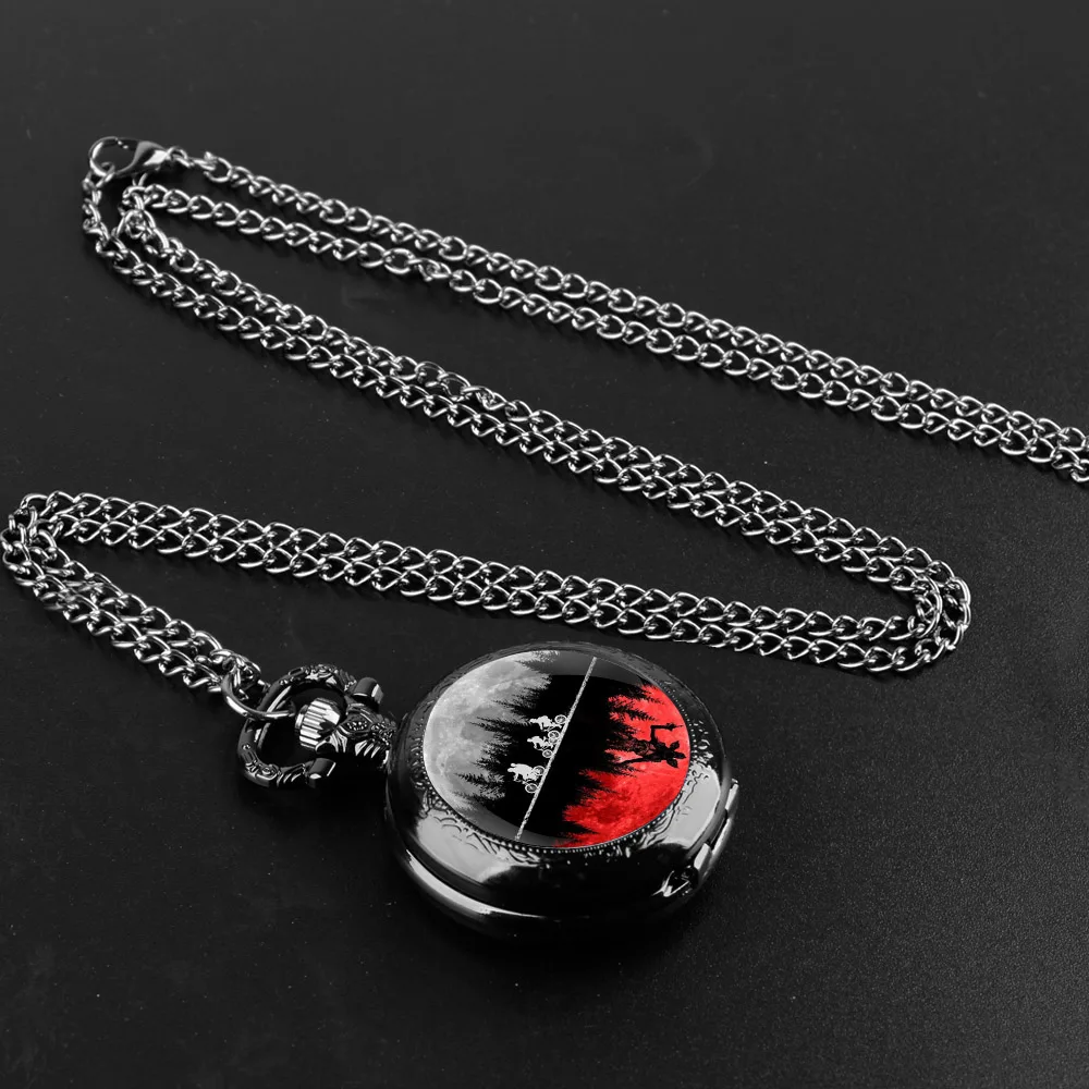 Vintage Quartz Pocket Chain Watch para homens, colar design clássico, presentes de aniversário exclusivos para crianças