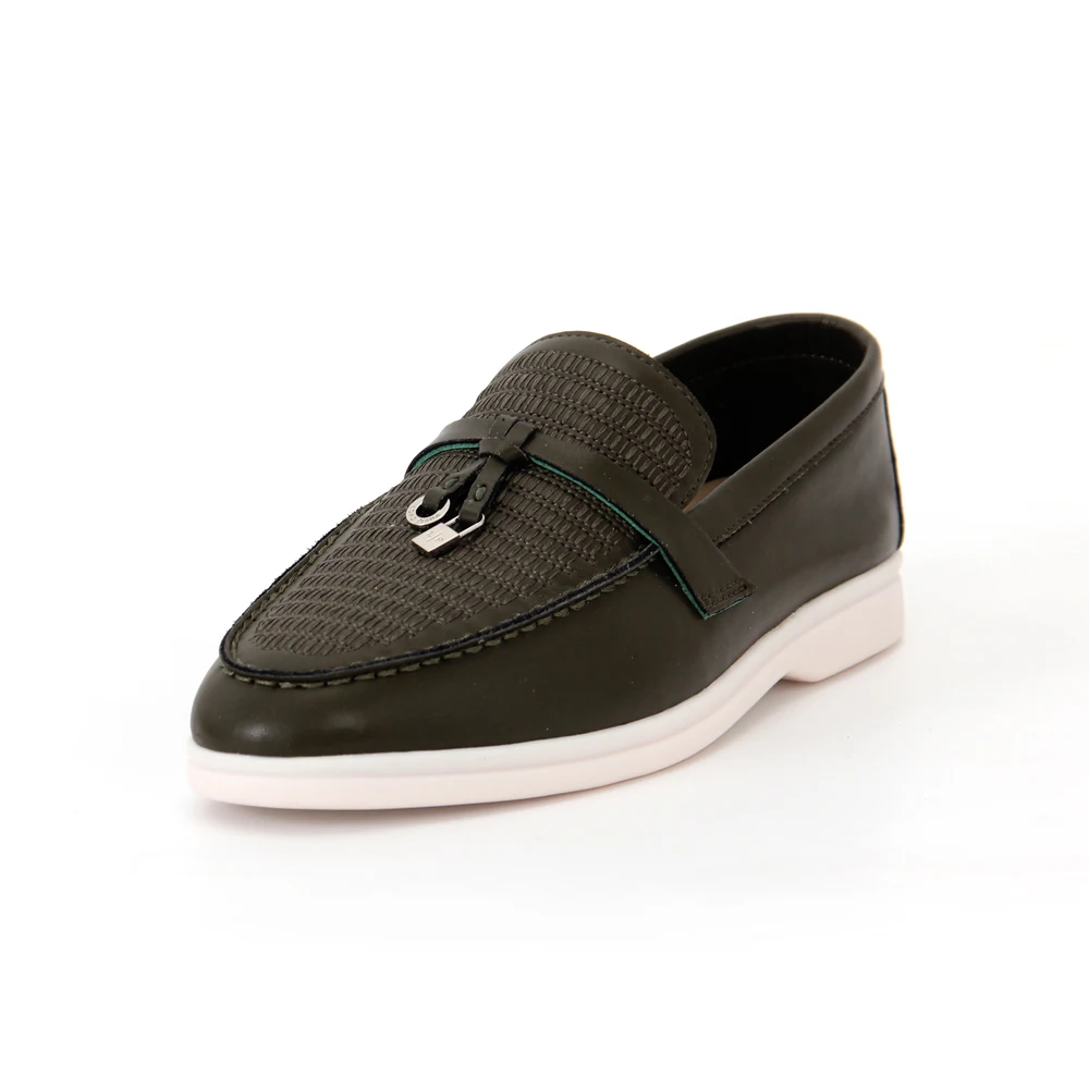 

Туфли LEOSOXSItaly женские на плоской подошве, дизайнерские кроссовки, роскошная Повседневная брендовая модная обувь без застежки, с круглым носком, Мокасины, 2024