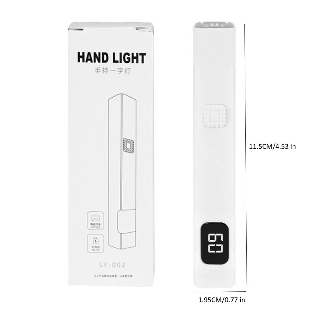 Met touchscreen UV LED-nagellamp Oplaadbare sneldrogende nageldroger Machine Draagbare mini-nagelzaklamppen voor doe-het-zelf-manicure