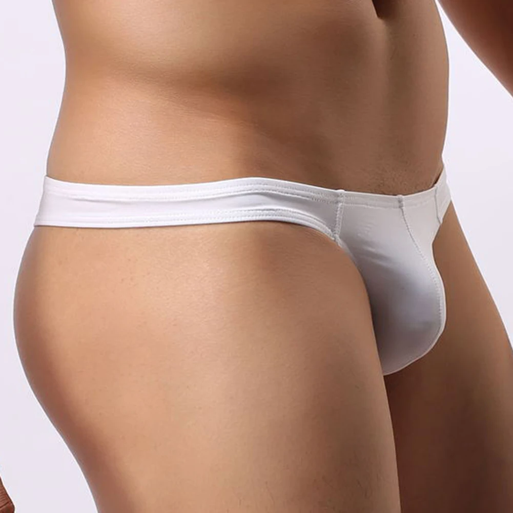 

Comfortable Pouch Breathable Thong Fashion Statement 80 Nylon 20 Spandex Classic Style Multiple Colors Size S-XL Soft Material
