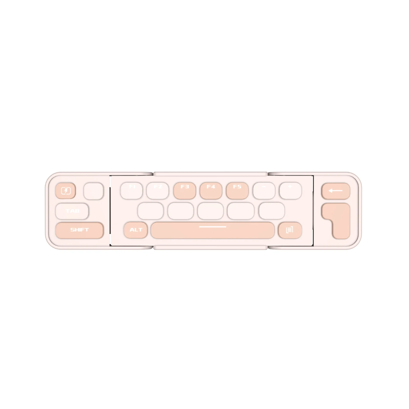 SayRose UB02 Cute Mini Keyboard Style Solid State Flash Drive USB3.2 Gen2 Dual USB A Type C Zinc Alloy 1TB High Speed External Storage For IPhone Laptop Desktop Girls Gift