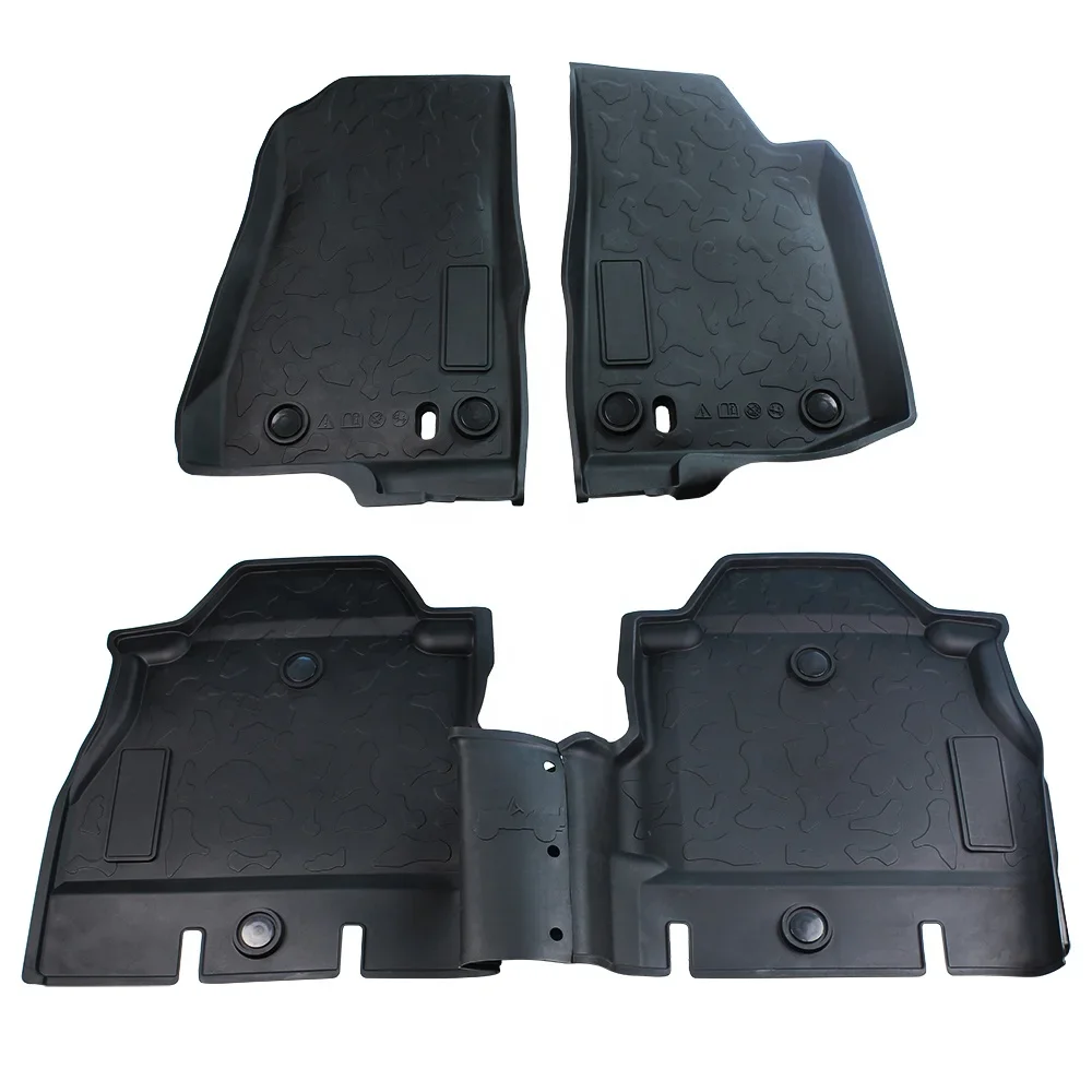 

Front and Back Floor Foot Mats for Jeep Wrangler JL 4 Door 2018-2023