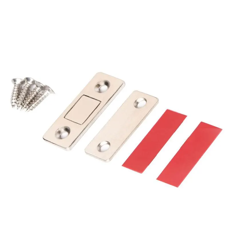 5sets/lot Magnetic Cabinet Catches Magnet Door Stops Hidden Door Closer With Screw For Closet Cupboard Furniture DIY