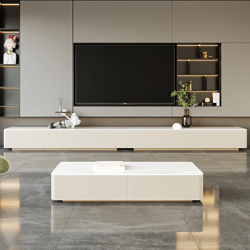 Light Luxury Designer TV Cabinet Storage Universal Living Room Modern Tv Stands Simple Entertainment Muebles Trendy Furniture