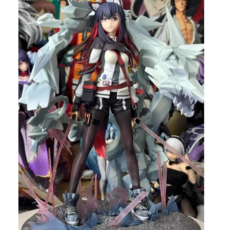 

Latest Hinge Tactical Girl Wolf Model With Double Sword And Wolf Spirit Detailed Animation Collectible Display Toy Figure