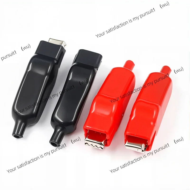 10A 20A DIY Test Leads Crocodile Electrical Clips Electrical Tool Parts PVC Alligator Clips Charging Battery Crocodile Clips