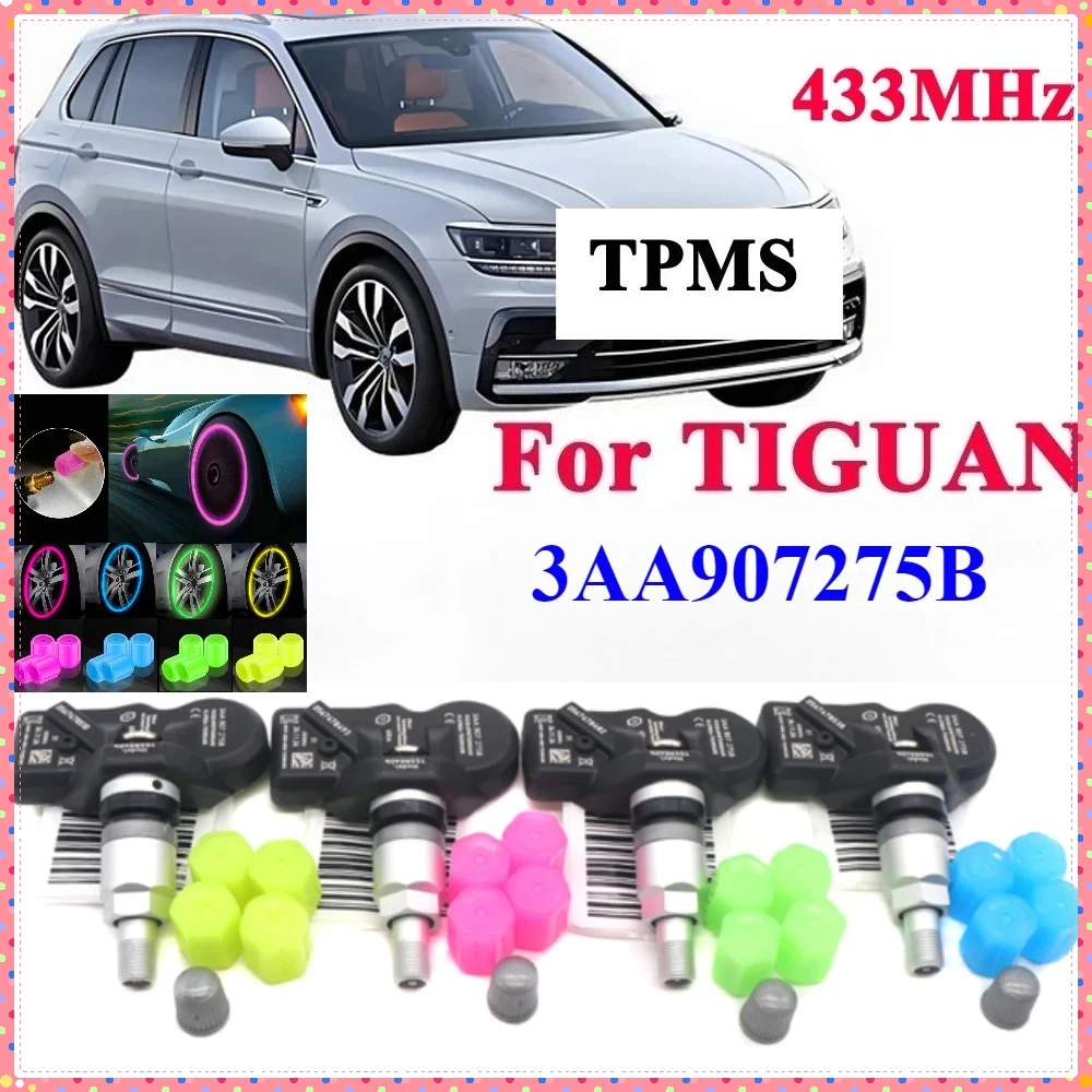 

TPMS 3AA907275B for Volkswagen Tiguan 2011-2018 Passat CC 3AA907275D Car Tire Pressure Sensor Monitoring System 433Mhz