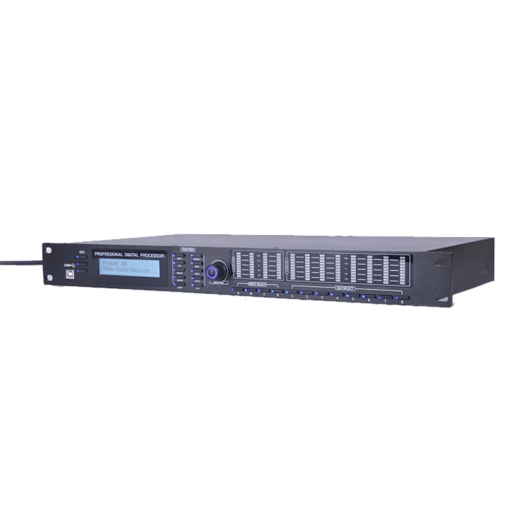 

XTB-480 Sound Equipment 4 in 8 Out DSP Signal DriveRack Stage Performance Effector Processor