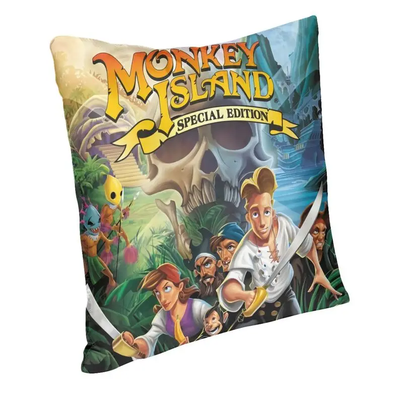 The Secret Of Monkey Island Pillow Cover Home Decorative Adventure Action Game Cushion Case Throw Pillow for Sofa Printing