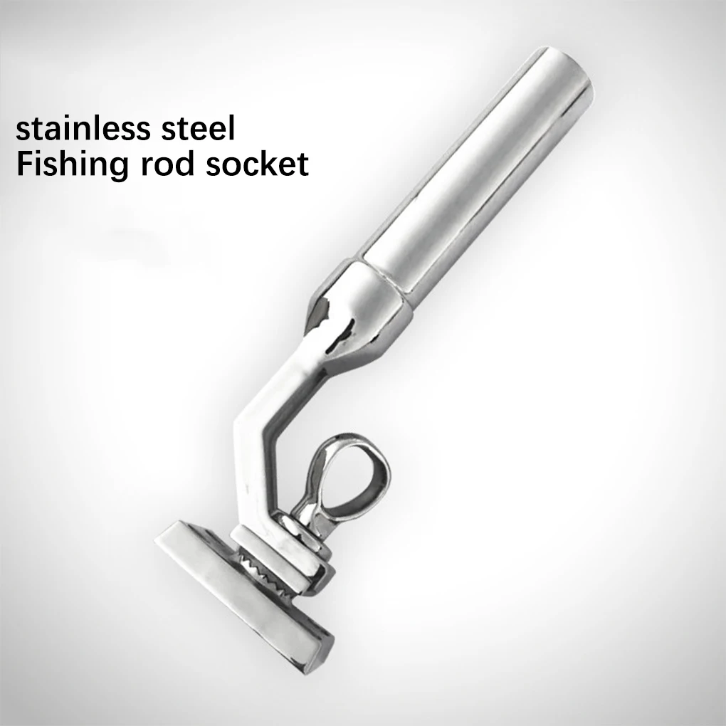 الفولاذ المقاوم للصدأ الصيد رود حامل مركبة بحرية الأجهزة تركيبات معالجة قوس المقاومة للتآكل القطب التبعي