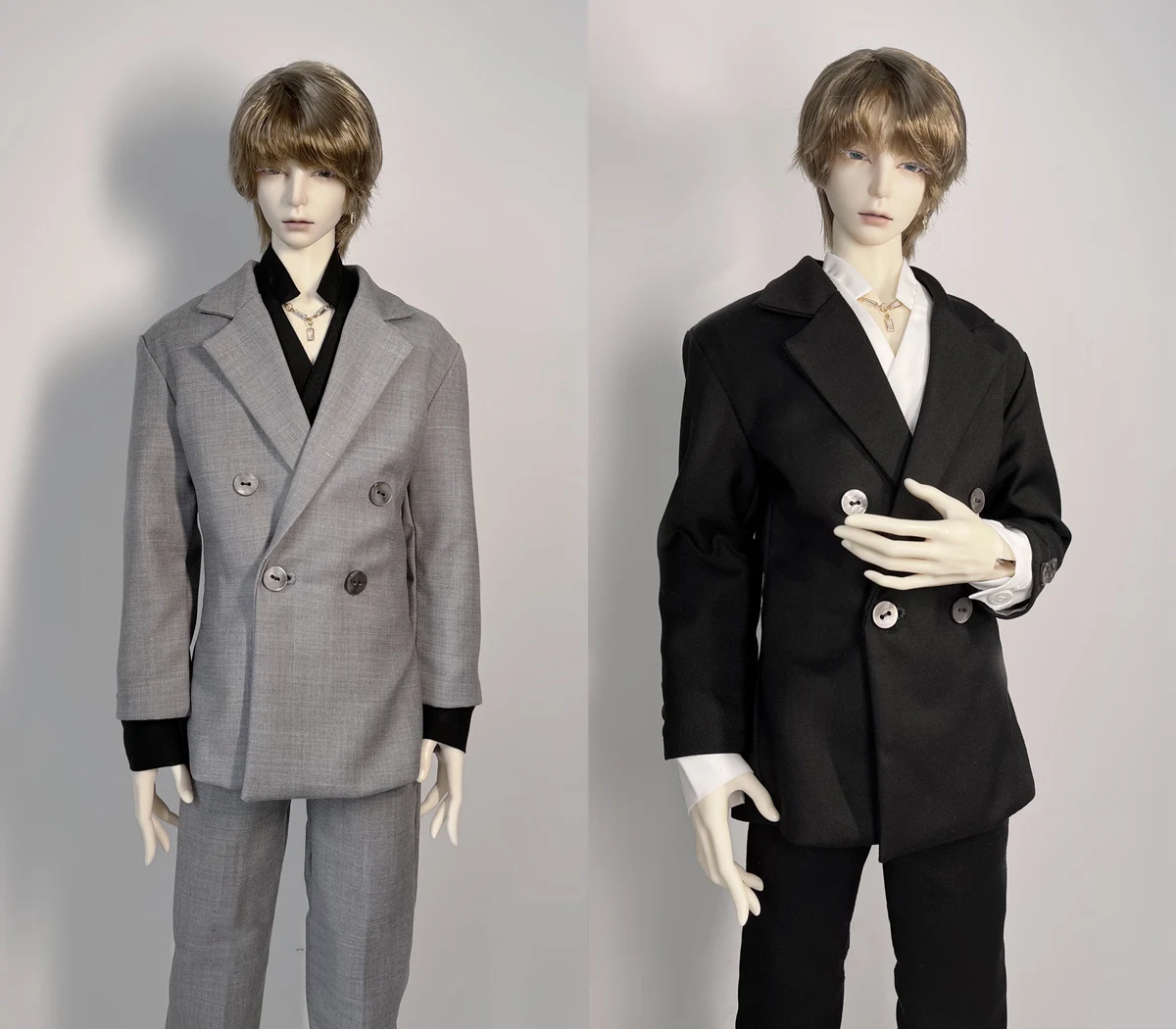 1/3 Scale BJD Clothes Suit Coat + Shirt + Trousers Set Outfit For BJD/SD SD13 POPO68 Longhun73 ID75 Uncle Doll Accessories C2082