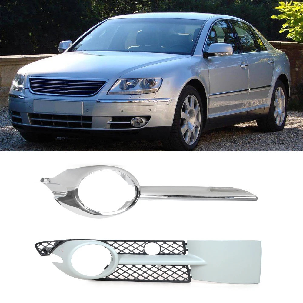 

Car Front Bumper Fog Light Lamp Grill For Volkswagen VW Phaeton 2004 2005 2006 2007 2008 2009 2010