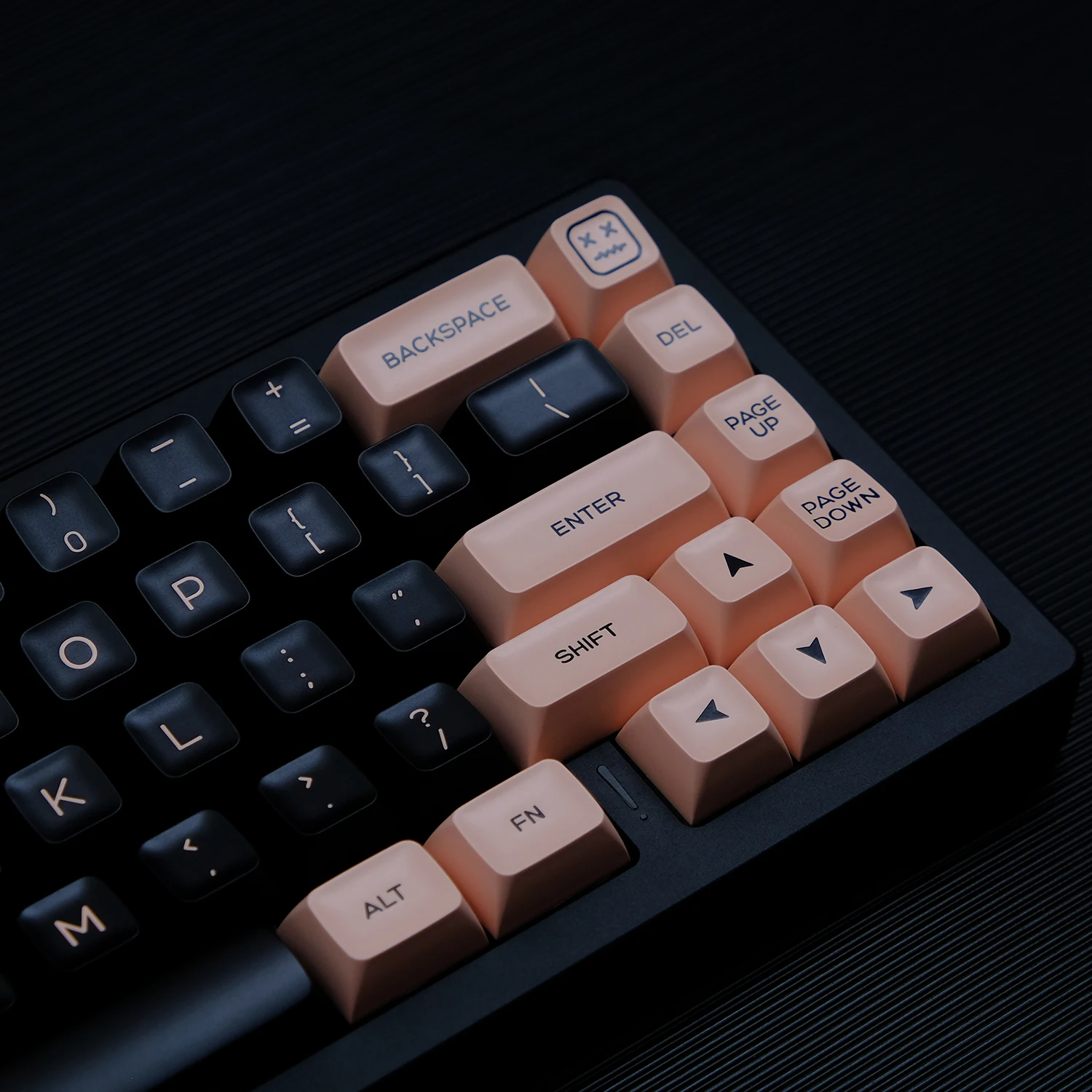 KBDiy-Conjunto de teclas PBT, 142 teclas, Perfil SA, Double Shot, Preto e rosa, Teclado mecânico, Jogos, Interruptores MX, GMK67, 75