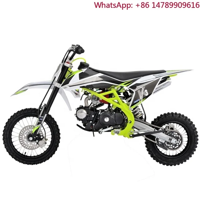 Легкий мини-кроссовый мотоцикл 125cc с ручным сцеплением, питбайк 125cc с большими шинами 14