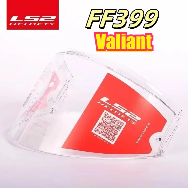 

Original LS2 FF399 Valiant helmet lens rear flip helmet Visor original Valiant helmet anti fog sticker Windshield Accessories