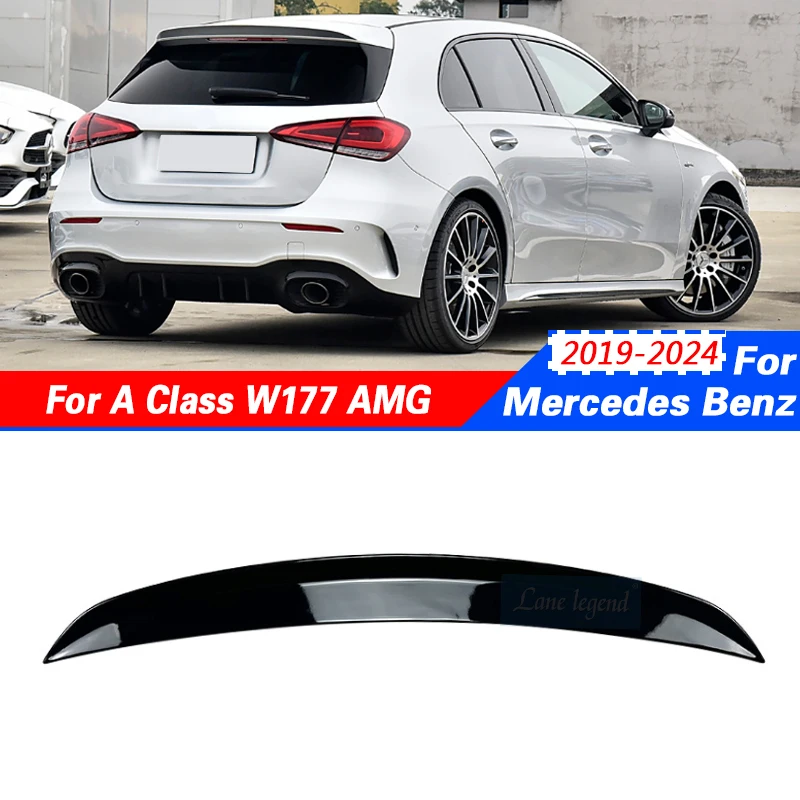 

Car Rear Trunk Spoiler Trim for Mercedes Benz A Class W177 A180 A200 A220 A35 AMG 2019-2024 Tail Wing Body Kits Accsesories