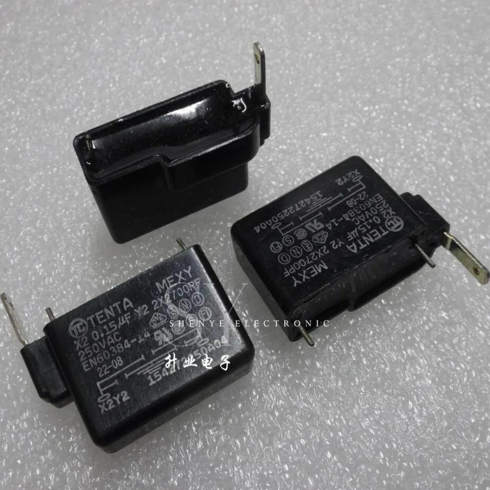 1PCS EN60384 0.15UF 250VAC Y2 2X2700PF 0.15UF+2700PF X2 Y2 Surge Suppressor