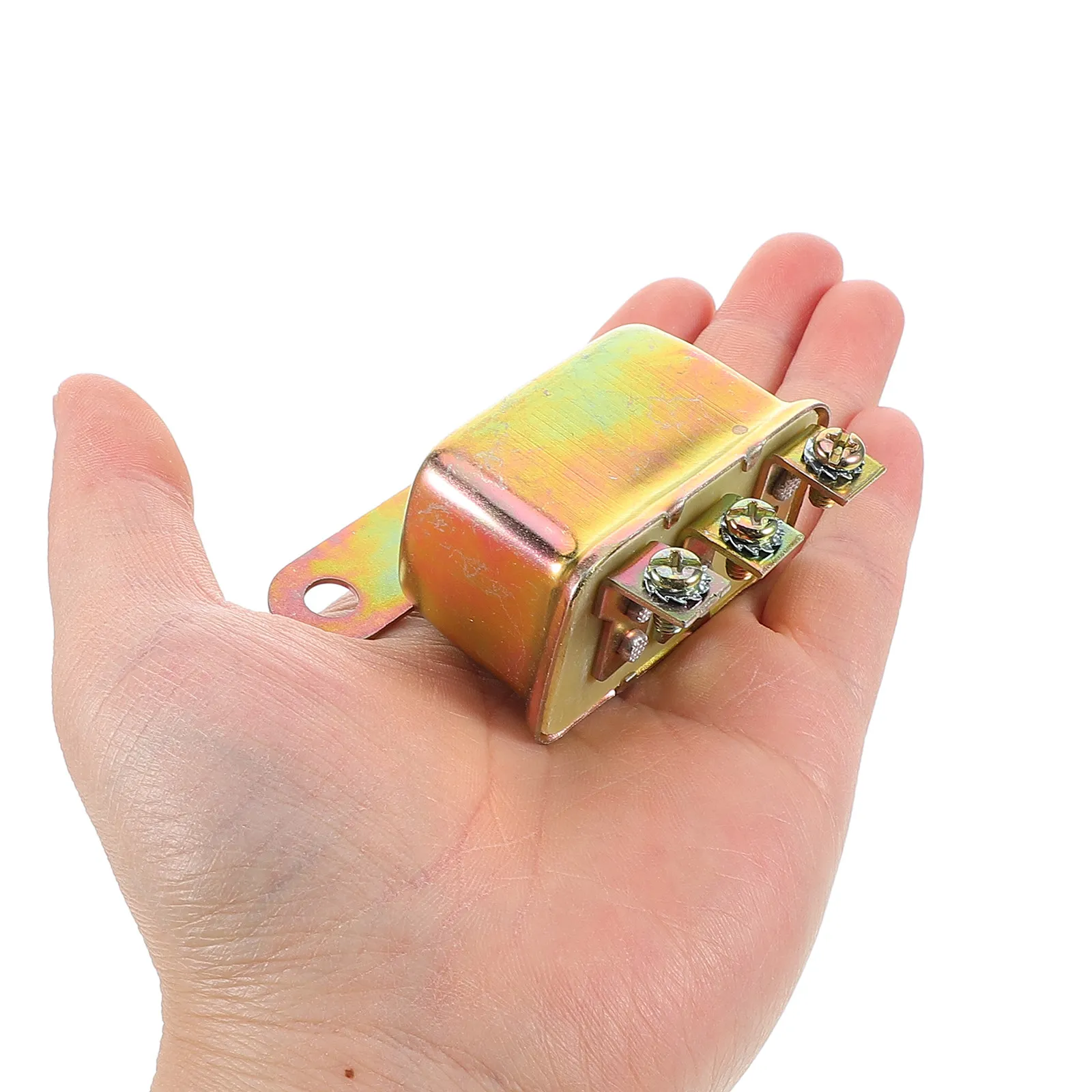 12V Car Horn Relay Universal Automotive Replacement Truck Vehicle Horn Relay Metal Body High Current Loud Sound Easy Fit Driving