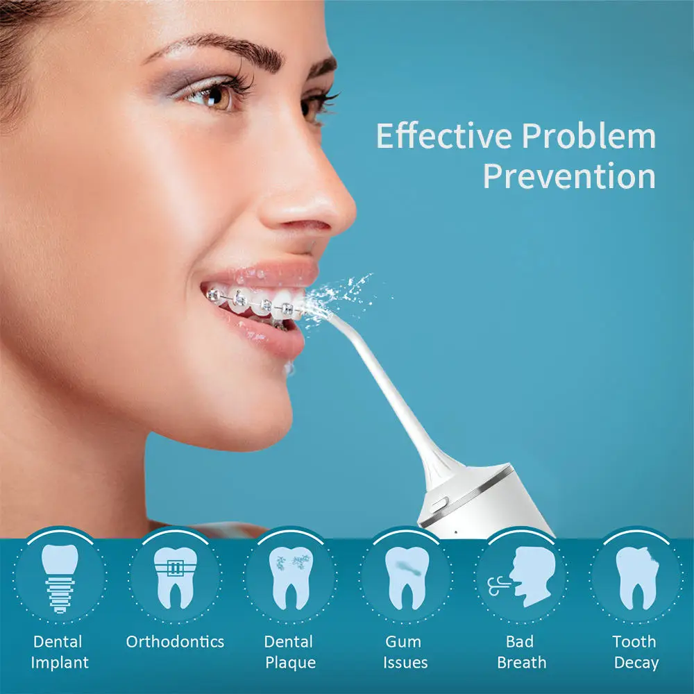 Best Quality Cordless Electric Dental Water Jet Flosser Oral Irrigator Waterflosser For Dental Care Oral Hygiene