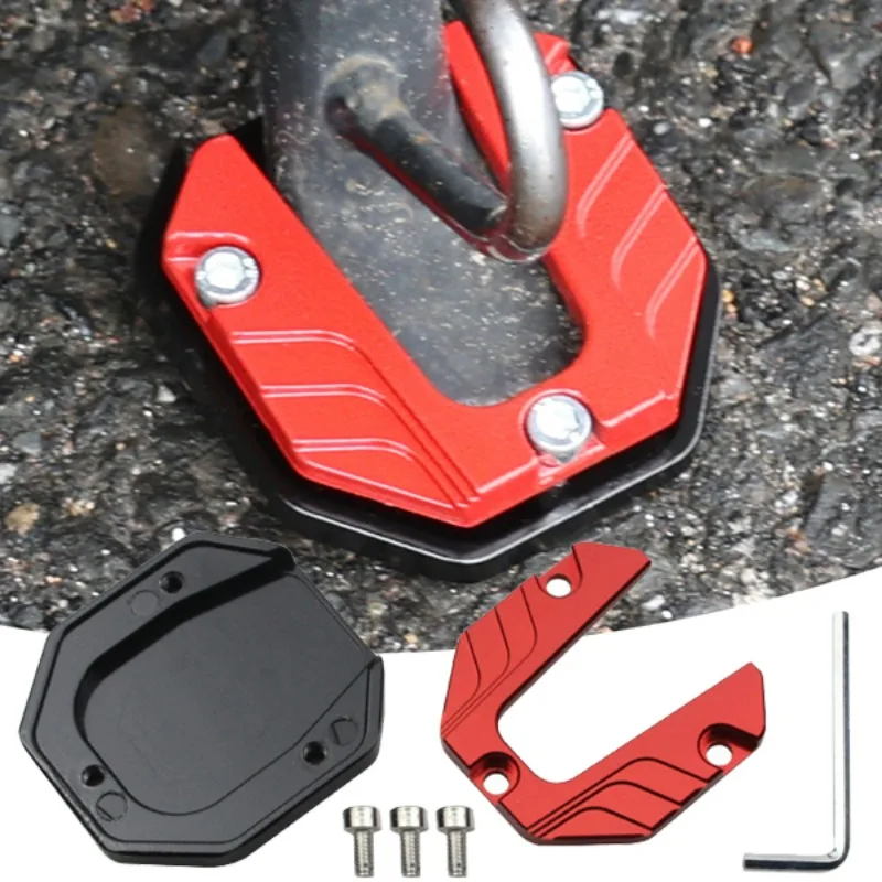 

Подставка для парковки мотоцикла, удлинитель для ног, боковая подставка, опорная пластина, аксессуары для мотоциклов