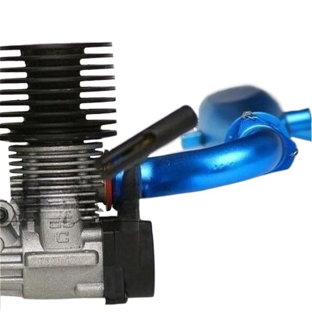 Cable de tracción de escape trasero para motor de metanol de 25 clases, arranque con filtro de aire para barcos modelo con control remoto, motor de alta potencia