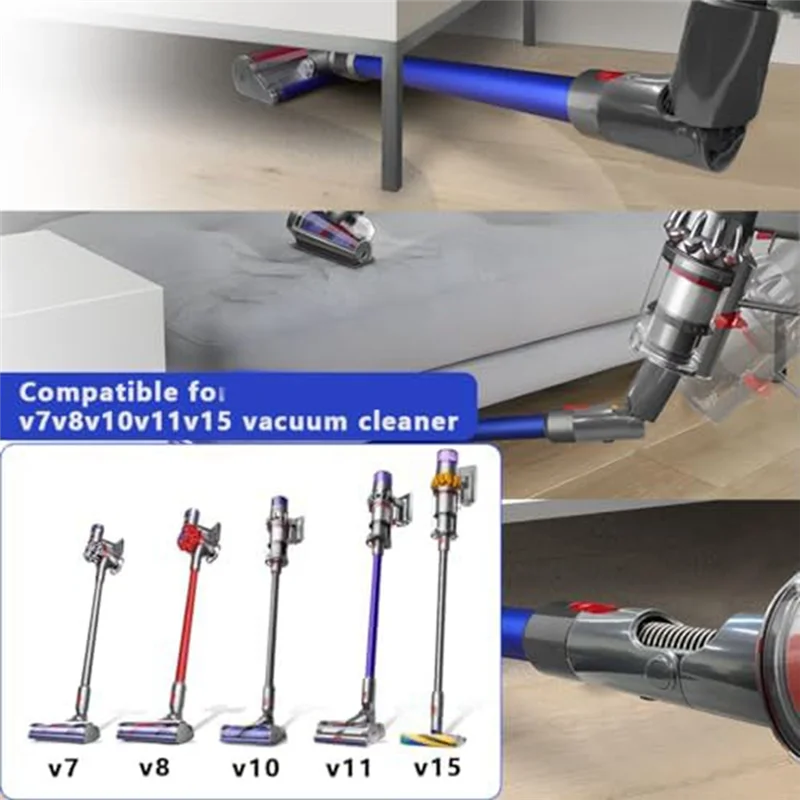 

Адаптер ABGP для Dyson V15 V11 V10 V8 V7, адаптер с низким вылетом для Dyson, шарнирный адаптер для замены пылесоса Dyson