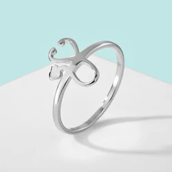 Chandler Stainless Steel Dainty Ring Stethoscope Ring Nurse Doctor Medical Student Gift for Men and Women