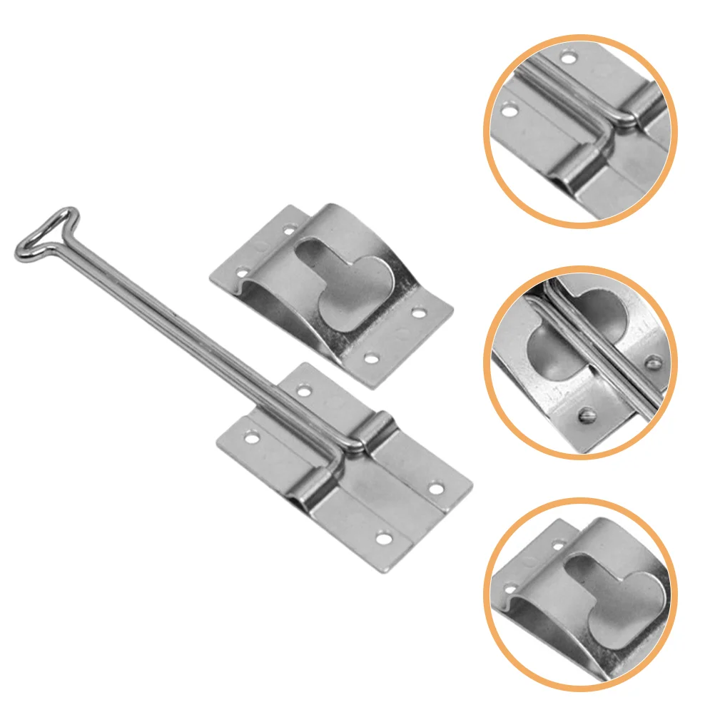 Car Door Hook Cargo Trailer Latch Rv Latches for outside Holder Metal Replacement Extended Section