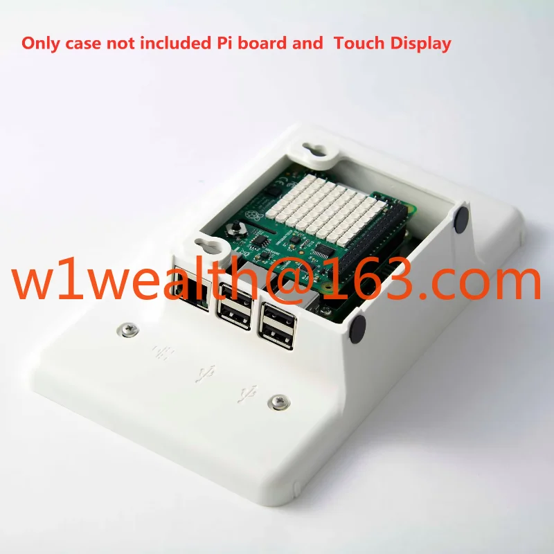 LCD 7 inch Touch Screen Case  Black /White case   For Raspberry  Pi 2B/3B/3B+ Touch screen Box Case
