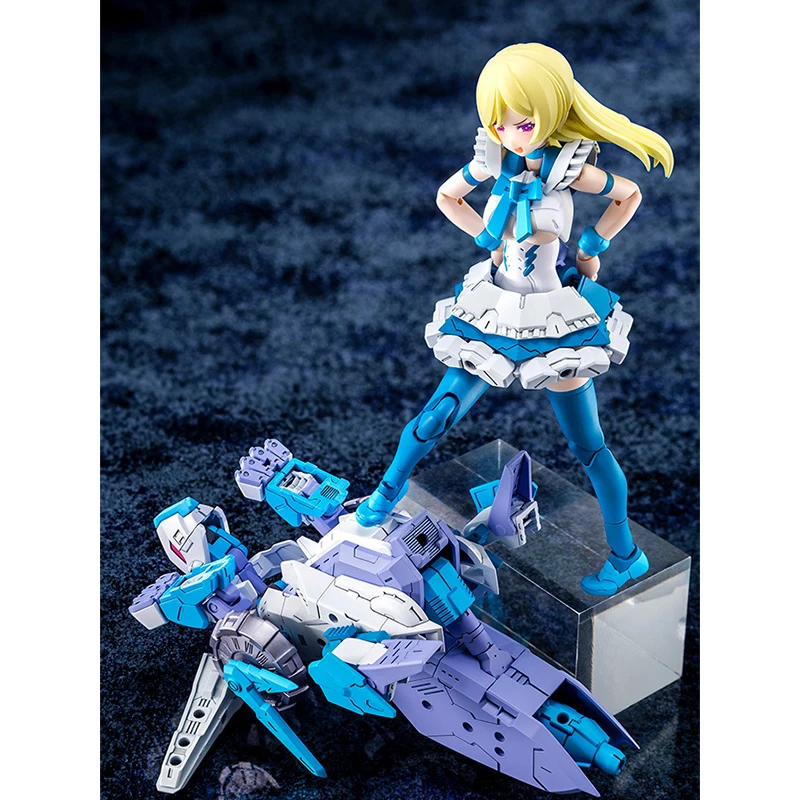 High quality Kotobukiya Original MEGAMI DEVICE Chaos  Pretty LITTLE RED ALICE Anime Action Figure Assembly Model Toys