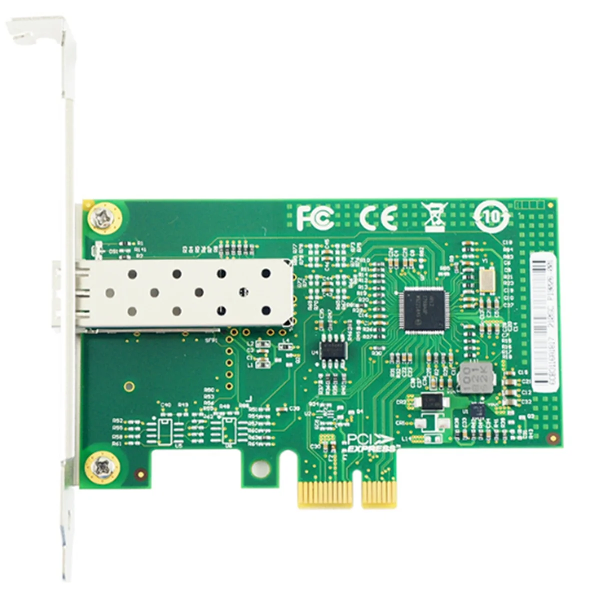 A71P I210-F1 1000M SFP Single Port Optical Fiber Lan Card PCIe X1 for I210AS Chip I210-1SFP
