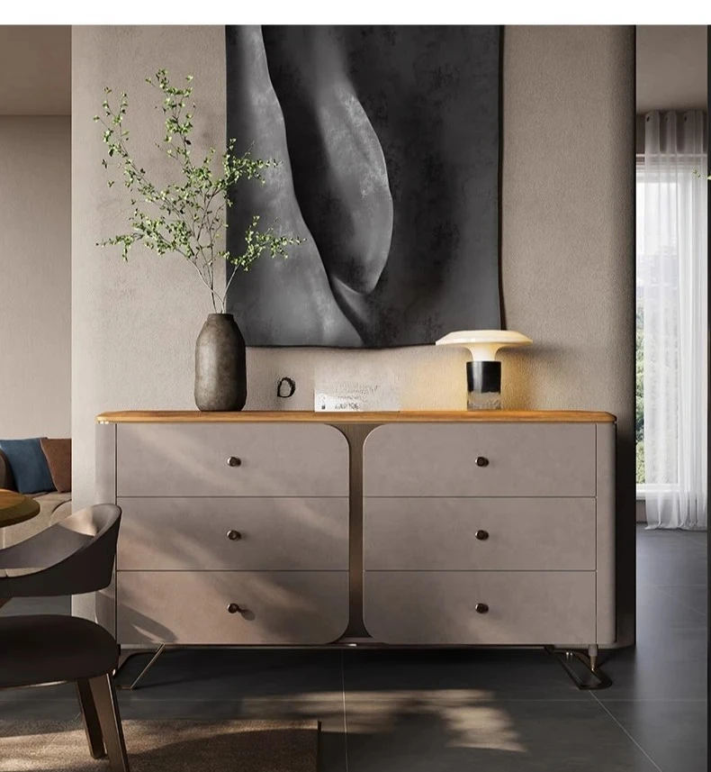 

Современный шкаф из тикового дерева на крыльце, роскошный большой плоский напольный настенный шкаф для хранения вещей, итальянский минимализм