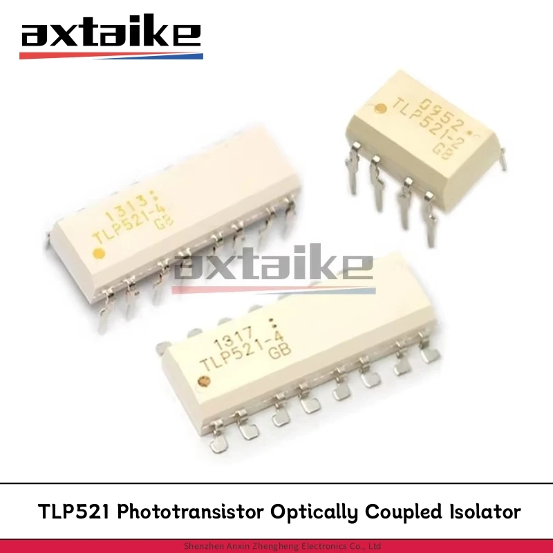 10PCS TLP521 P521 TLP521-1 TLP521-2 TLP521-4 GB TLP521-4(GB,F) DIP-4/8/16Pin SMD Phototransistor Optically Coupled Isolator IC