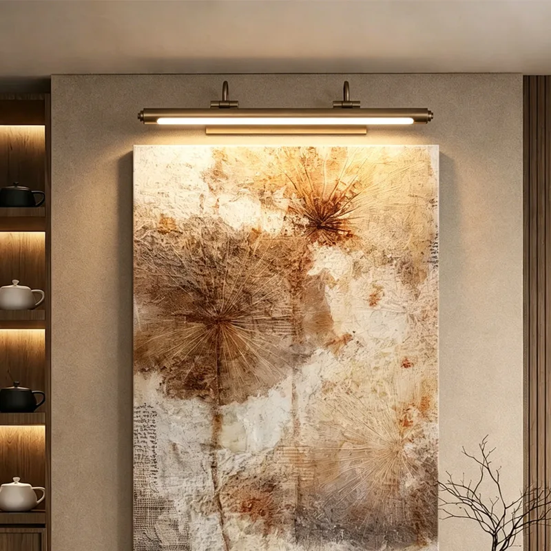 Modern LDE Bathroom Mirror Headlight Makeup Light  Wall Light  Adjustable Folding and Retractable Wall Light Above Murals Sconce