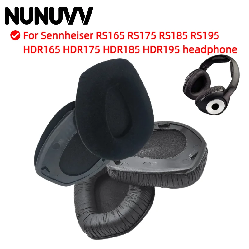 

NUNUVV Earphone pads For Sennheiser RS165 RS175 RS185 RS195 HDR165 HDR175 HDR185 HDR195 Earpads headphones Earmuffs Memory
