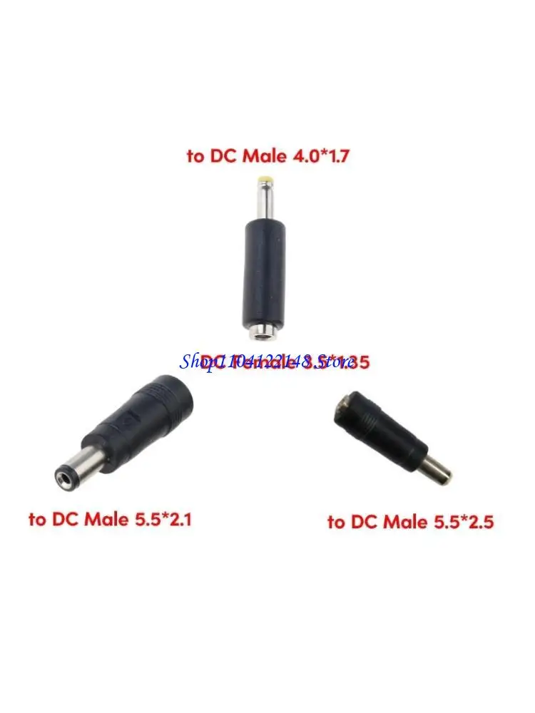 P9FA Versatile DC3.5x1.35mm Female to DC5.5x2.1mm Male Connector for Devices