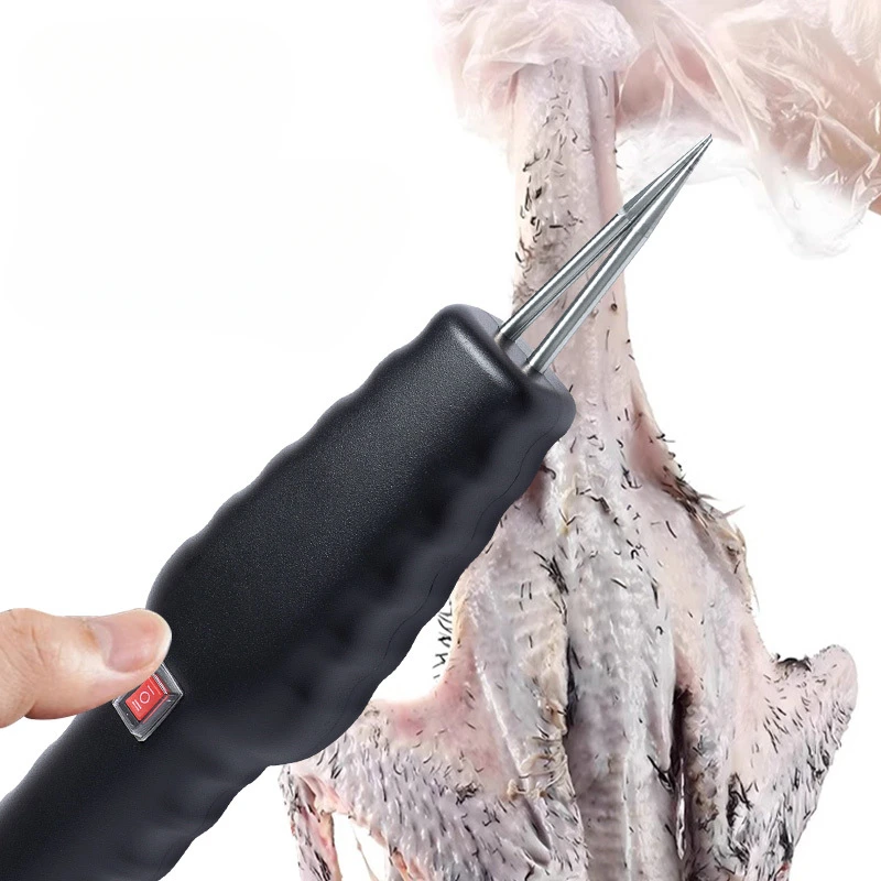 Handheld Electric Depilator Chicken Duck and Goose Feather Plucker Electric Poultry Depilator Kitchen Tools Charging usage image 4