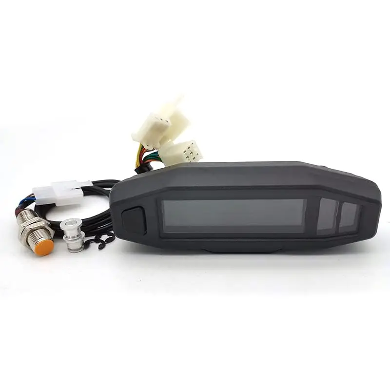 Odômetro digital do velocímetro da motocicleta do LCD com sensor