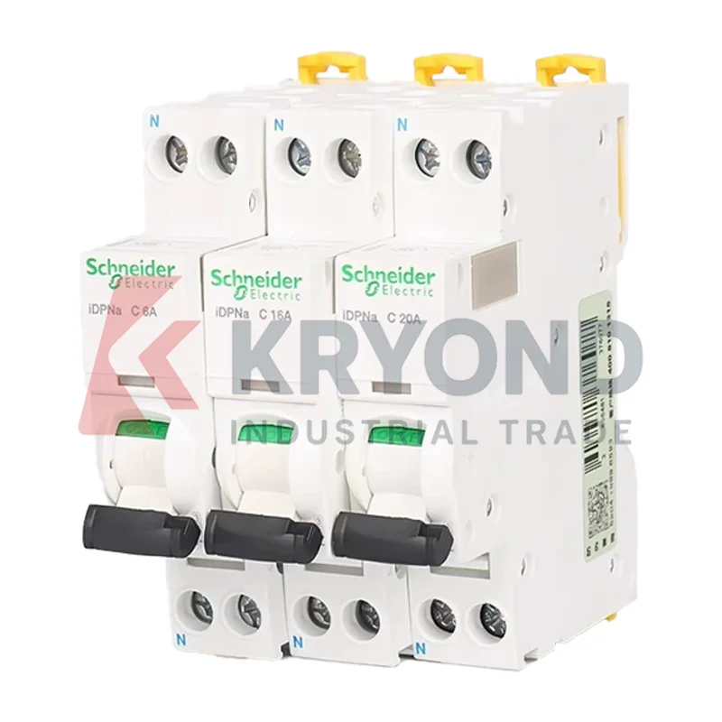Schneider IDPNa Mini Circuit Breaker 1P+N MCB Overcurrent Protection DIN Rail Mount Modular Switch 6A 10A 16A 20A 25A 32A 40A